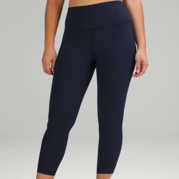 Lululemon ribbed navy align pant  25” NWOT - Picture 3 of 7